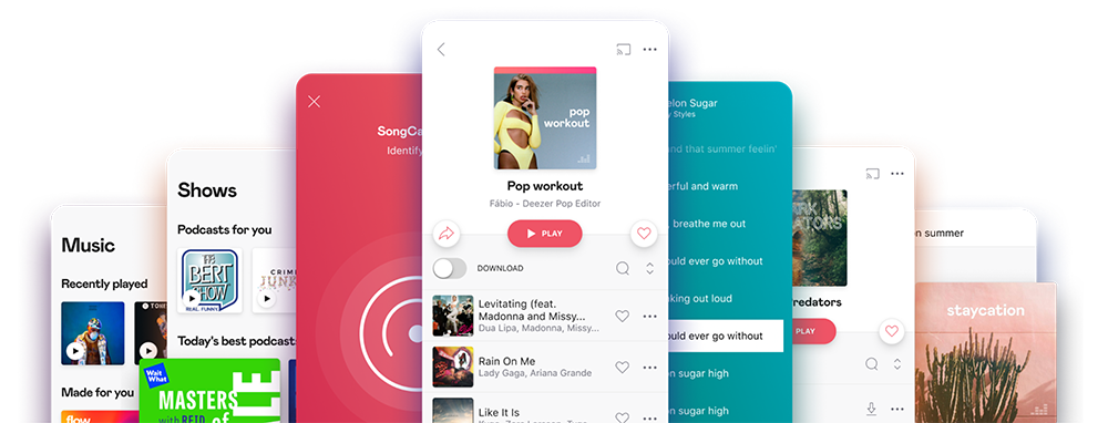 Deezer player